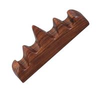 COOPHYA Portapennelli in Legno Rosso per Calligrafia Cinese, Supporto per Pennello Sumi Resistente all’Usura, Accessorio per Pittura e Disegno Funzione Fermacarta per Artisti