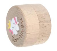 COOPHYA Scatola Di Legno Per Conservare Denti Dei Contenitore Per Memorie Preziose Con Incisione Per Scatolina Per Prima