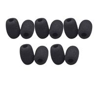 COOPHYA Set 10 Pezzi Coperture Antivento per Microfono a Bavero in Spugna Morbida Compatibili Cuffie Microfono da Bavero per Conferenze Didattica e Uso Orale