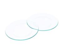 COOPHYA Set 2 Pezzi Piatti Scaldacera in Vetro Resistenti al Calore per Diffusori di Oli Essenziali, Protezione per Superfici, per Aromaterapia e Relax
