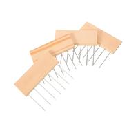 COOPHYA Set 4pezzi Pettini Testurizzati per Arte in Legno e Setole, Strumenti Portatili per Tecniche di Marmorizzazione e Pittura ad Acquerello, per Decorazione D'interni