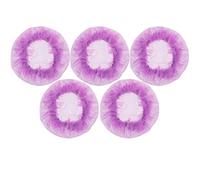COOPHYA Set 5 Pezzi Retina per Chignon Viola in Rete e Tessuto, Accessori Multifunzionali e Comodi da Indossare per Ragazze e Donne, per Danza e Ginnastica
