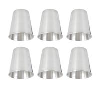 COOPHYA Set 6 Bicchierini da Shot in Acciaio Inossidabile 70ml, Leggeri e Facili da Conservare, per Ristoranti e Hotel, Colore Argento