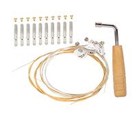 COOPHYA Set Di Strumenti Per Laccordatura Delle Corde Della Lira Chiave Per Laccordatura Dellarpa Chiave Per Pianoforte Kit Per La Sostituzione Delle Corde