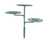 COOPHYA Sostegno per Piante Gabbia per Piante a 3 Livelli in Plastica Verde per Rose Balconi e Patii Struttura di Supporto per Crescita Sana