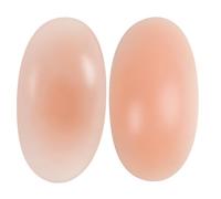COOPHYA Spalline in Silicone per Donna Push Up Autoadesive Invisibili 1 Paio, Morbide e Portatili per Abiti, Colore Kaki Fissaggio Sicuro e Uso On The Go