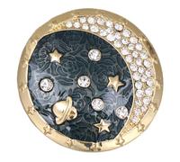 COOPHYA Spilla a Forma di Mezzaluna in Lega Elegante per Donna Design Delicato e Aspetto Raffinato, per Matrimoni e Celebrazioni come Accessorio Decorativo e Multiuso