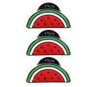 COOPHYA Spilla Cocomero 3 Pezzi in Lega Leggera Resistente a Deformazioni, Spille Colorate e Simpatiche per Abbigliamento e Zaino Casual