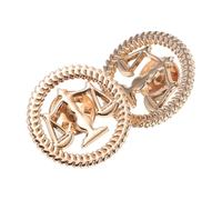 COOPHYA Spilla da Bavero Giustizia in Metallo, Simbolo di Equità 2 Pezzi, Accessorio per Giurisprudenza, Uomo e Donna, Misura 2.50X2.50X1.00Cm, per Abiti e Cappotti Professionali