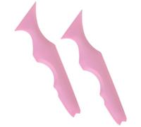 COOPHYA Stencil per Trucco Occhi e Sopracciglia in Silicone Rosa 2 Pezzi Strumento Riutilizzabile per Delineare gli Occhi con Comfort Estremo