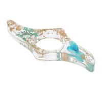 COOPHYA Supporto per Pagine Libro a Forma di Fiore in Plastica Blu, Dispositivo la Lettura che Mantiene Aperte le Pagine Mentre Si È Sdraiati o Seduti