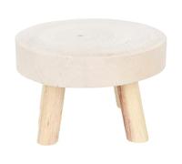 COOPHYA Supporto per Vaso in Legno, Sgabello Basso Rotondo per Piante | Ingresso, Stile Semplice, Reale Tolleranza di 1cm, Adatto a Fiori e Piante