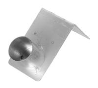 COOPHYA Supporto Specchio Stradale in Acciaio Argento per Specchi Traffico e Garage Convessi Installazione Facile per Negozi e Aree di Sorveglianza