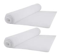 COOPHYA Tappeto di Neve Artificiale Ispessito 2 Pezzi Manto di Neve Natalizio in Cotone Decorazione Invernale per Casa e Feste per Scenari Innevati e Atmosfere di Natale