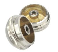 COOPHYA Tappo a Vite Testa Scanalata per Flauto, 2 Pezzi Accessori per Strumenti a Fiato, Set Ricambio Terminale Testa Flauto per Riparazione e Manutenzione Strumenti Musicali