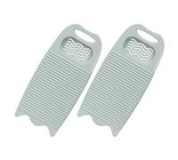 COOPHYA Tavoletta Lavatoio in Plastica Pp 2 Pezzi Superficie Ondulata, Antiscivolo e Pratica per Lavaggio Manuale Vestiti, Accessorio Essenziale per Lavanderia Domestica