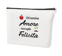 Coopyin Regalo Maestre Fine Anno, Idee Regalo Insegnanti, Regali Natale Compleanno Pensione Maturità Laurea Festa della Donna Halloween Grazie Idee Regali per Maestra Trousse Trucchi Originali Utile