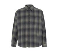 Coor - Camicia a Quadri Flanella Ombré con Una Tasca V.2 - - Shirts - Uomo - Grigio - M