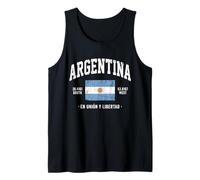 Coordinate Bandiera Argentina Distressed En Union Y Libertad Canotta