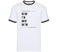 Coordinate Campo Da Cricket The Oval Uomo Ringer Ashes Love England Maglietta