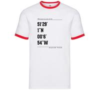 Coordinate Campo Da Cricket The Oval Uomo Ringer Ashes Love England Maglietta