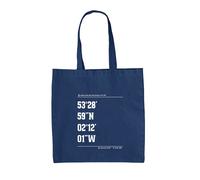 Coordinate Dello Stadio Sky Blues - Borsa In Tela - Squadra Di Calcio Manchester