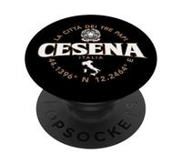 Coordinate Etichetta Cesena Italia 2C PopSockets PopGrip Adesivo