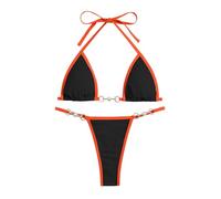 Coordinati Bikini per Donna Bikini Brasiliana Push Up Costume Bagno Due Pezzi Increspato Set Costume Bagno Spiaggia Taglie Forti Curvy Swimwear Beachwear a Fascia