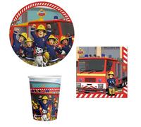 Coordinato festa Fireman SAM il pompiere bambini piatti bicchieri tovaglioli