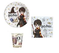 Coordinato festa HARRY POTTER bambini piatti bicchieri tovaglioli