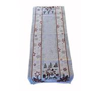 Coordinato Natalizio Gobelin Copritavolo Coppia Cuscini Runner Centrotavola