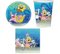 Coordinato SPONGEBOB - feste party piatti bicchieri tovaglioli