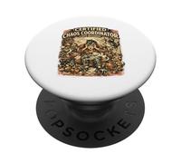 Coordinatore certificato del caos divertente amante dei gatti e proprietari di gatti PopSockets PopGrip Adesivo