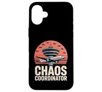 Coordinatore del Caos Divertente Controllo del Traffico Aereo ATC Custodia per iPhone 16 Plus