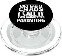 Coordinatore del caos - due figlie PopSockets PopGrip per MagSafe
