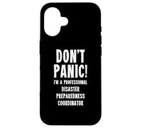 Coordinatore della preparazione alle catastrofi Custodia per iPhone 16
