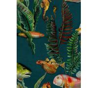 Coordonne Carta da parati Bank of Fish - Lagoon