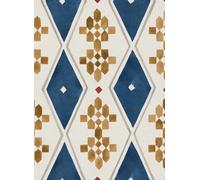 Coordonne Carta da parati Beldi Rugs - Ultramarine