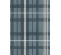 Coordonne Carta da parati Clan's Check - Sapphire