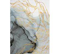 Coordonne Carta da parati panoramica Aurora Borealis - Metallic