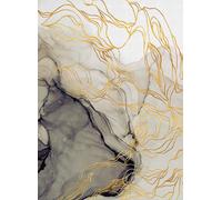 Coordonne Carta da parati panoramica Aurora Borealis - Sand