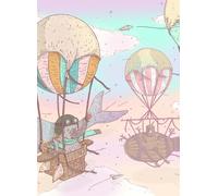 Coordonne Carta da parati panoramica Ballon Rides - Crystal