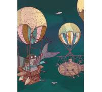 Coordonne Carta da parati panoramica Ballon Rides - Dusk