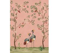 Coordonne Carta da parati panoramica Crowned Crane - Rose