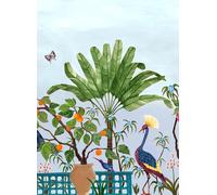 Coordonne Carta da parati panoramica Neo-Tea Garden - Blue