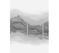 Coordonne Carta da parati panoramica Torn - Silver