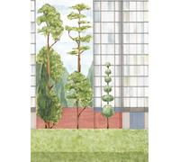 Coordonne Carta da parati panoramica Urban Garden - 8000076N