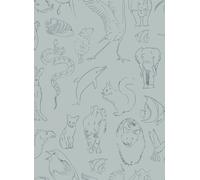 Coordonne Carta da parati Zoology - Aqua