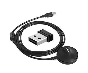 CooSpo ANT+ USB Stick Dongle Ricevitore Adattatore con Cavo di Estensione 6.56Ft per Zwift Bike Trainers BKOOL/TacX/Rouvy/Elite/PerfPRO Studio/Rouvy/Virtual Runner