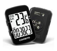 COOSPO BC26 Ciclocomputer Bici GPS Bluetooth,Ciclismo Computer Wireless con Allarme di Velocità, Display LCD da 2,3 Pollici IPX7 Impermeabile per Bici da Strada MTB Bicicletta…